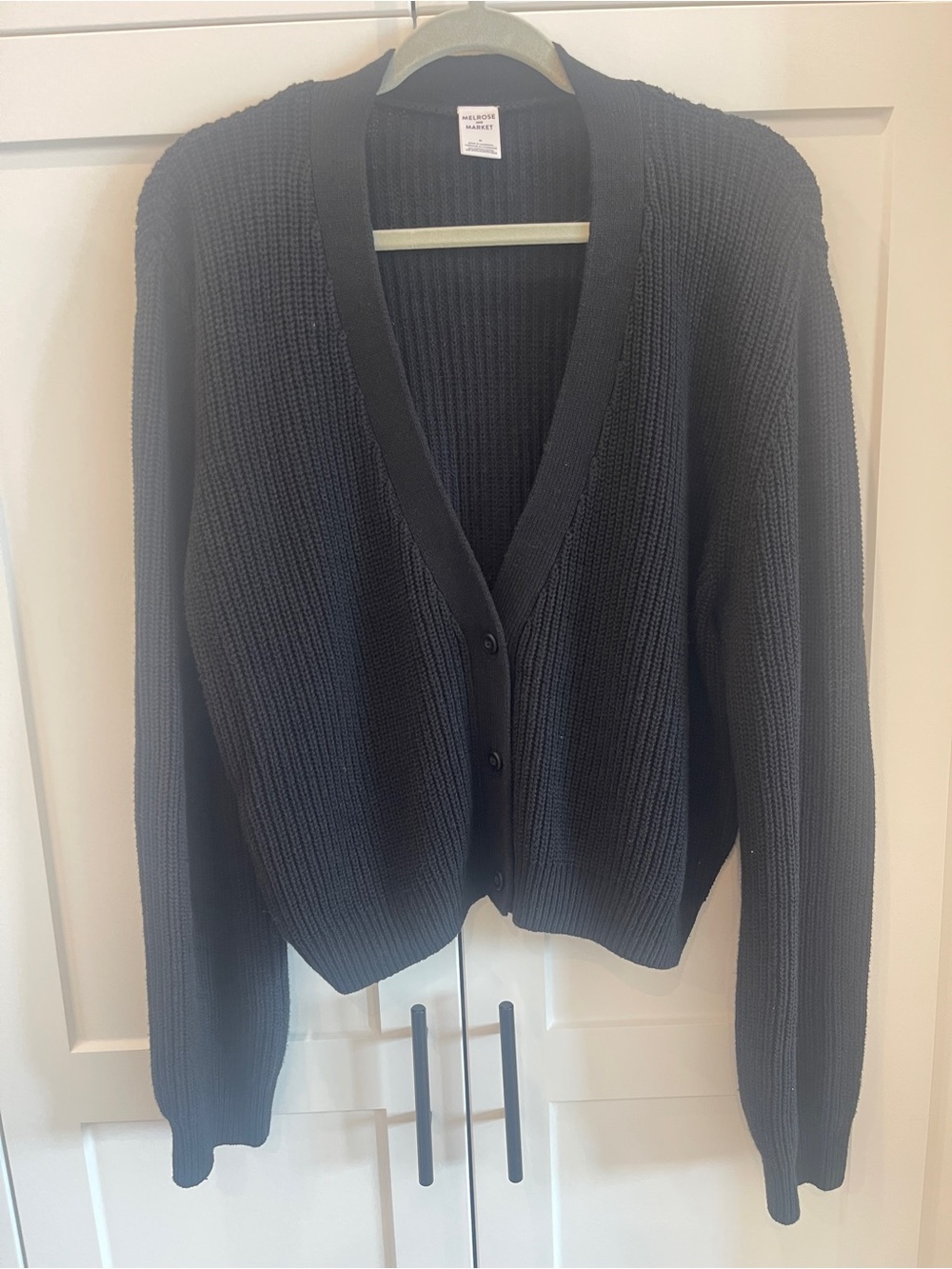 Melrose and Market Button-Up Cropped Cardigan